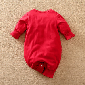 Little Elephant In The Red Baby Romper 8 - Minitaq baby kids clothes dress