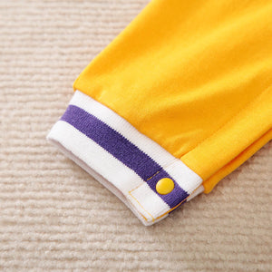 Basketball Yellow Sports Baby Romper 7 - Minitaq baby kids clothes dress