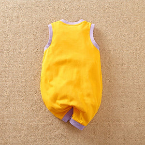 Sport Style Yellow Baby Romper 7 - Minitaq baby kids clothes dress