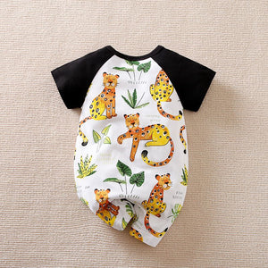 Jungle Cheetah Casual Baby Romper 7 - Minitaq baby kids clothes dress