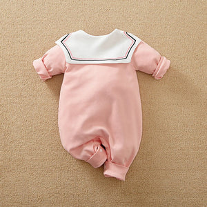 Pink Bunny Pockets Full Sleeves Romper 8 - Minitaq baby kids clothes dress