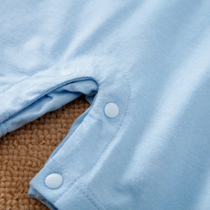 Sweet White N Blue Baby Romper 7 - Minitaq baby kids clothes dress