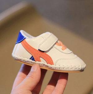 Comfy White Valcro Strap N Lace Kids Shoes 7 - Minitaq baby kids clothes dress