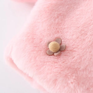 Soft Pink Hooded Baby Girl Winter Coat 7 - Minitaq baby kids clothes dress