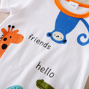 Hello Friends Summer Baby Romper 7 - Minitaq baby kids clothes dress