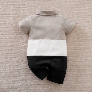 Casual Tricolor Style Baby Polo Romper 7 - Minitaq baby kids clothes dress