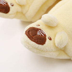 Cute Soft Yellow Winter Hooded Romper 5 - Minitaq baby kids clothes dress