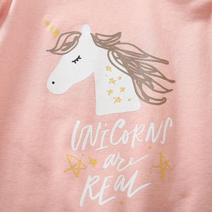 Cute Pink Unicorn Baby Girl Dress 4 - Minitaq baby kids clothes dress