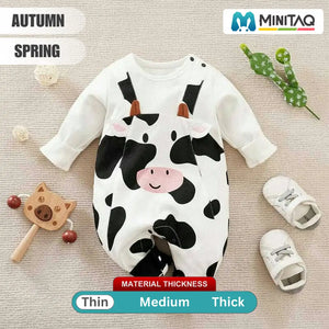 Stylish Moo Dungaree Style Baby Romper 2 - Minitaq baby kids clothes dress