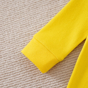 Elephant With Umbrella Yellow Baby Romper 8 - Minitaq baby kids clothes dress