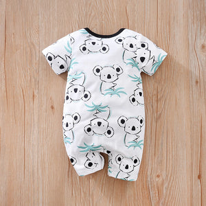 Casual Cotton Baby Romper With Kuala Pattern 8 - Minitaq baby kids clothes dress
