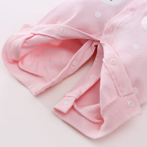 Baby Girl Cute Bunny Pink Romper 7 - Minitaq baby kids clothes dress