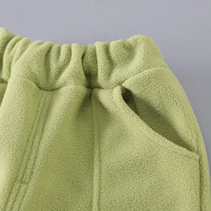 Dino Fleece Zipper Jacket N Pants 2pcs Set - Minitaq baby kids clothes dress