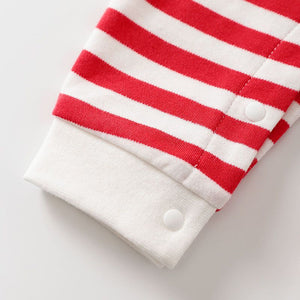 I Love Mama Baba with Red Stripes Baby Romper 8 - Minitaq baby kids clothes dress