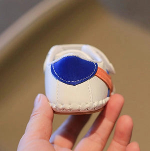 Comfy White Valcro Strap N Lace Kids Shoes 9 - Minitaq baby kids clothes dress