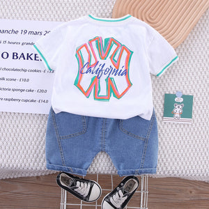 Casual California Printed Summer 2pc Set - Minitaq baby kids clothes dress