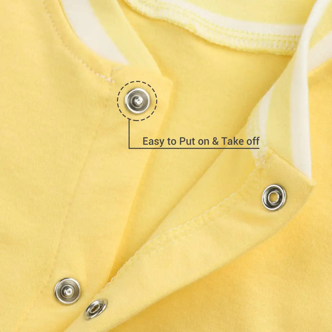 Adorable Cat Yellow Baby Romper 6 - Minitaq baby kids clothes dress