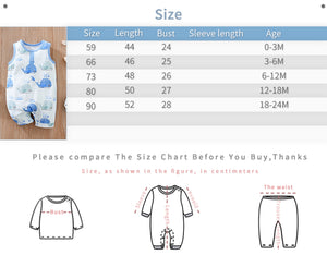 Cute Sleeveless Baby Whales Pattern Summer Cotton Romper 8 - Minitaq baby kids clothes dress