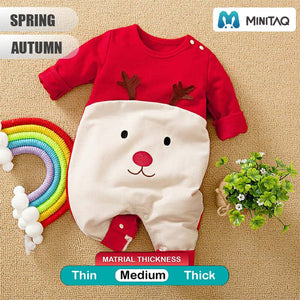 Cute Deer Cartoon Baby Romper 2 - Minitaq baby kids clothes dress
