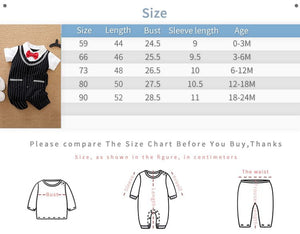 Formal Lines Baby Romper With Red Bow Tie 8 - Minitaq baby kids clothes dress