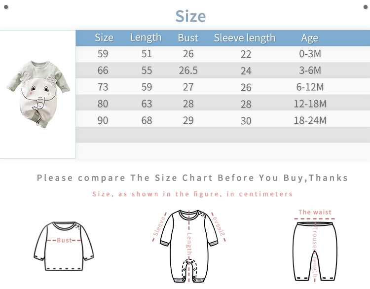 Cute Little Elephant Baby Romper 9 - Minitaq baby kids clothes dress