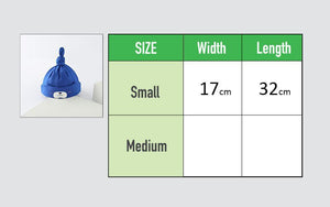 Cartoon Blue Cotton Baby Cap 2 - Minitaq baby kids clothes dress