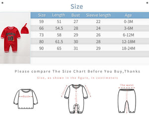 Red Sports Style Winter Fleece Romper With Cap 9 - Minitaq baby kids clothes dress
