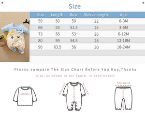 Cute Cartoon Blue Full Sleeves Romper 9 - Minitaq baby kids clothes dress