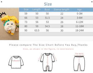 Cute Cartoon Yellow Full Sleeves Romper 9 - Minitaq baby kids clothes dress