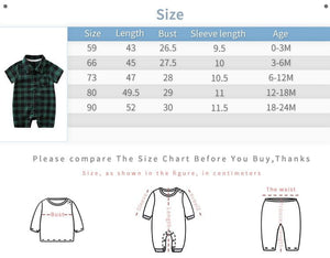 Green And Black Check Casual Romper 7 - Minitaq baby kids clothes dress