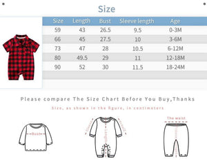 Red And Black Check Casual Romper 8 - Minitaq baby kids clothes dress