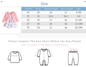 Sweet Elephant Baby Girl Dress With Pink Top 2pc Set 9 - Minitaq baby kids clothes dress