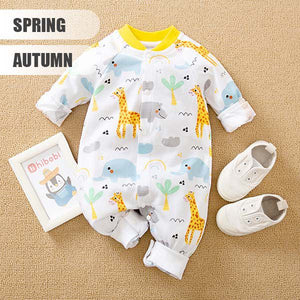 Animal Pattern Style Baby Romper 2 - Minitaq baby kids clothes dress