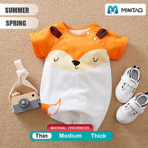 Cute Calm Fox Stylish Baby Romper 2 - Minitaq baby kids clothes dress