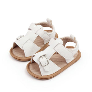 White PU Summer Sandal With Strap 1 - Minitaq baby kids clothes dress