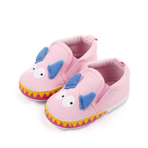 Cute Cartoon Design Pink Baby Slip-On Shoes 1 - Minitaq baby kids clothes dress