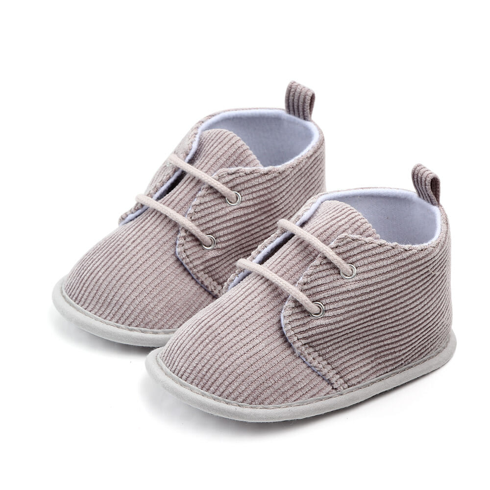 Gray Corduroy Casual Baby Shoes 1 - Minitaq baby kids clothes dress