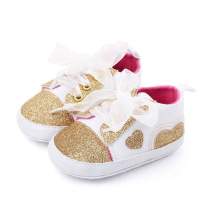 Gold Bling Casual Style Baby Shoes 1 - Minitaq baby kids clothes dress