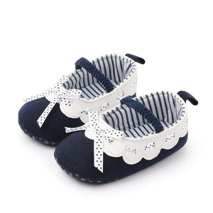 Fancy Bow Knot Laced Casual Baby Shoes 1 - Minitaq baby kids clothes dress