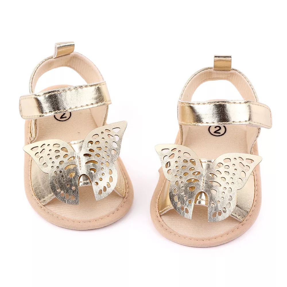 Golden Butterfly Summer Baby Sandals 3 - Minitaq baby kids clothes dress