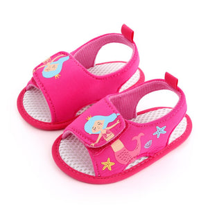 Mermaid Cartoon Pink Color Baby Shoes 1 - Minitaq baby kids clothes dress