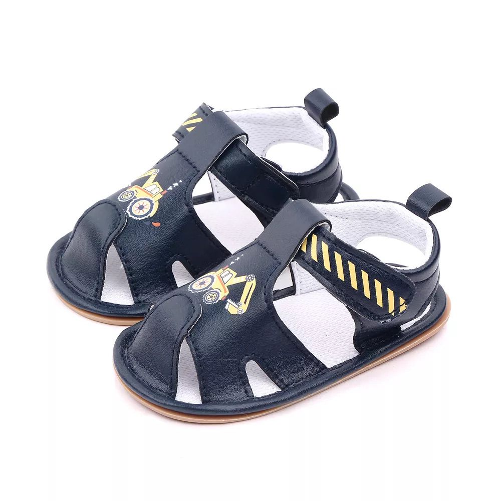 Blue Digger Cartoon Baby Shoes 1 - Minitaq baby kids clothes dress