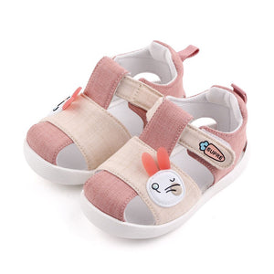 Pink Cartoon Rabbit Summer Baby Sandals 1 - Minitaq baby kids clothes dress