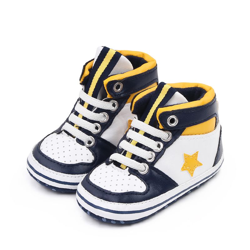 High Top Star Design Sneaker Baby Shoes 1 - Minitaq baby kids clothes dress