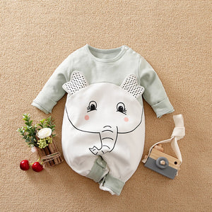 Cute Little Elephant Baby Romper 1 - Minitaq baby kids clothes dress