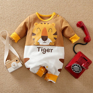 The Wise Tiger Full Sleeve Baby Romper 1 - Minitaq baby kids clothes dress