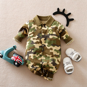 Army Style Baby Romper 1 - Minitaq baby kids clothes dress