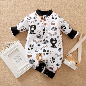 Cat N Bee Casual Baby Romper 1 - Minitaq baby kids clothes dress