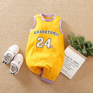 Sport Style Yellow Baby Romper 1 - Minitaq baby kids clothes dress