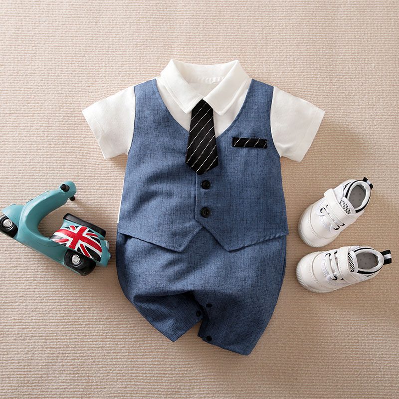 Formal Professor Style Baby Romper 1 - Minitaq baby kids clothes dress